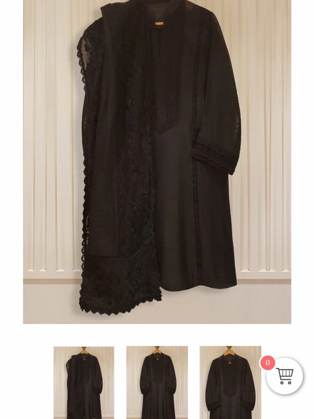 Black Women's Pakistani dress clothes agha noor